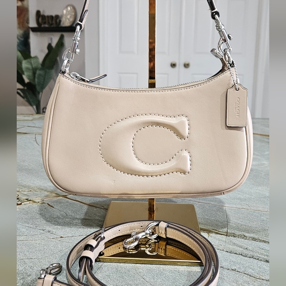 Coach Handbags - Coach Cream Shoulder Bag
